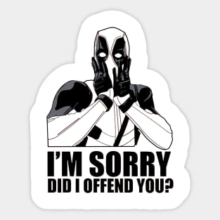 I'm Sorry Sticker